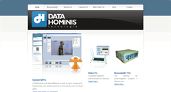 Desktop Screenshot of datahominis.com.br